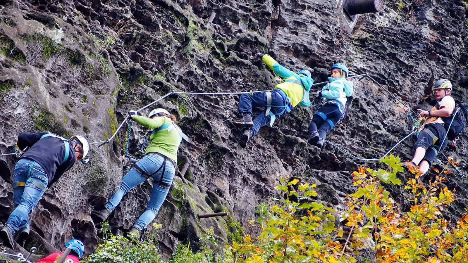 Boheems Zwitserland Via Ferrata Tsjechië