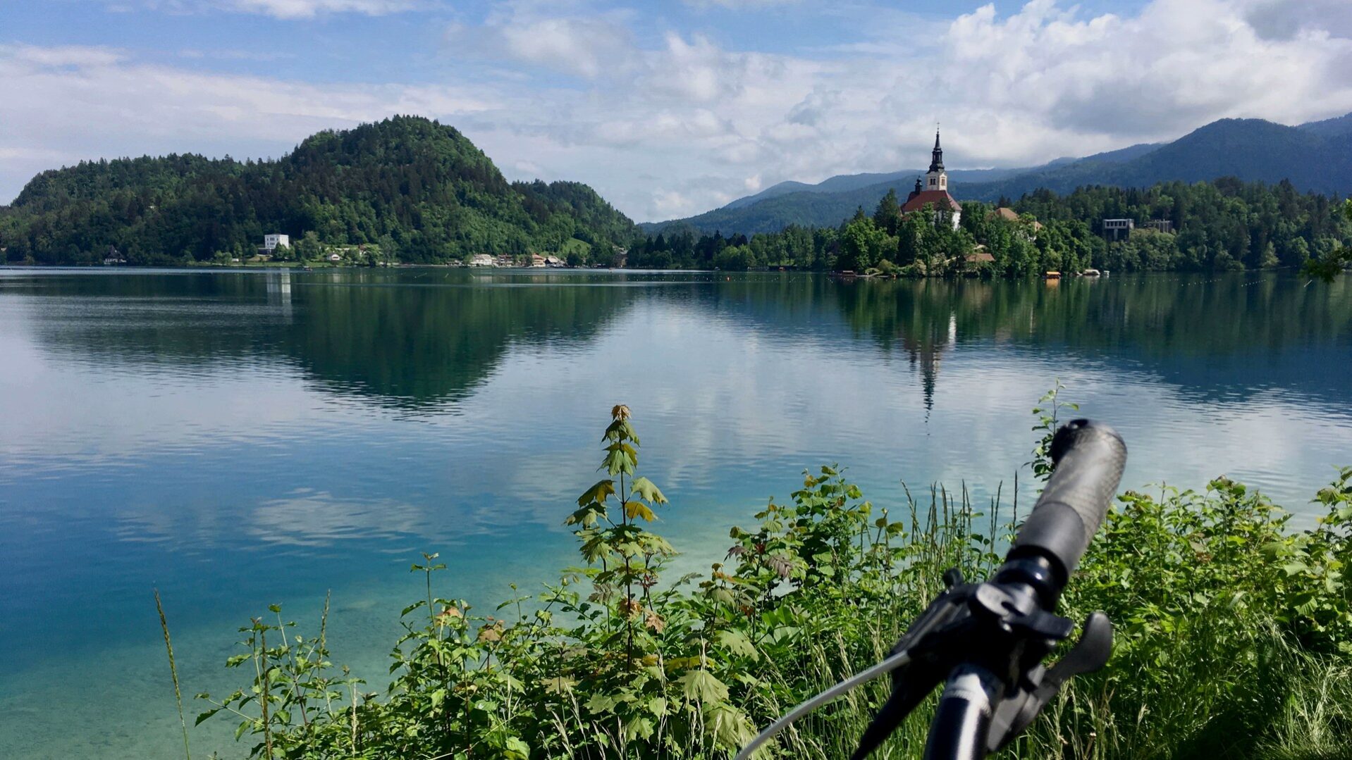 Camping Slovenië fietsen Bled