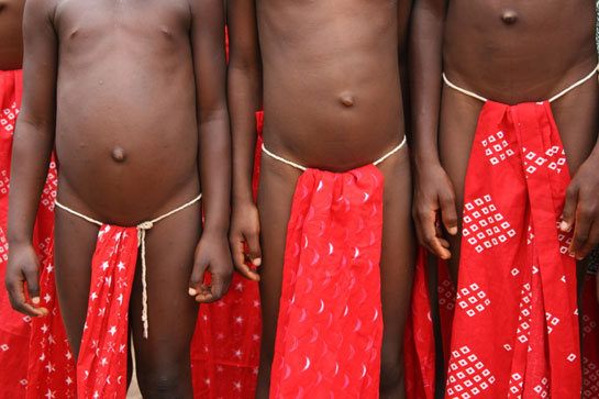 Dipo ceremonie in Ghana