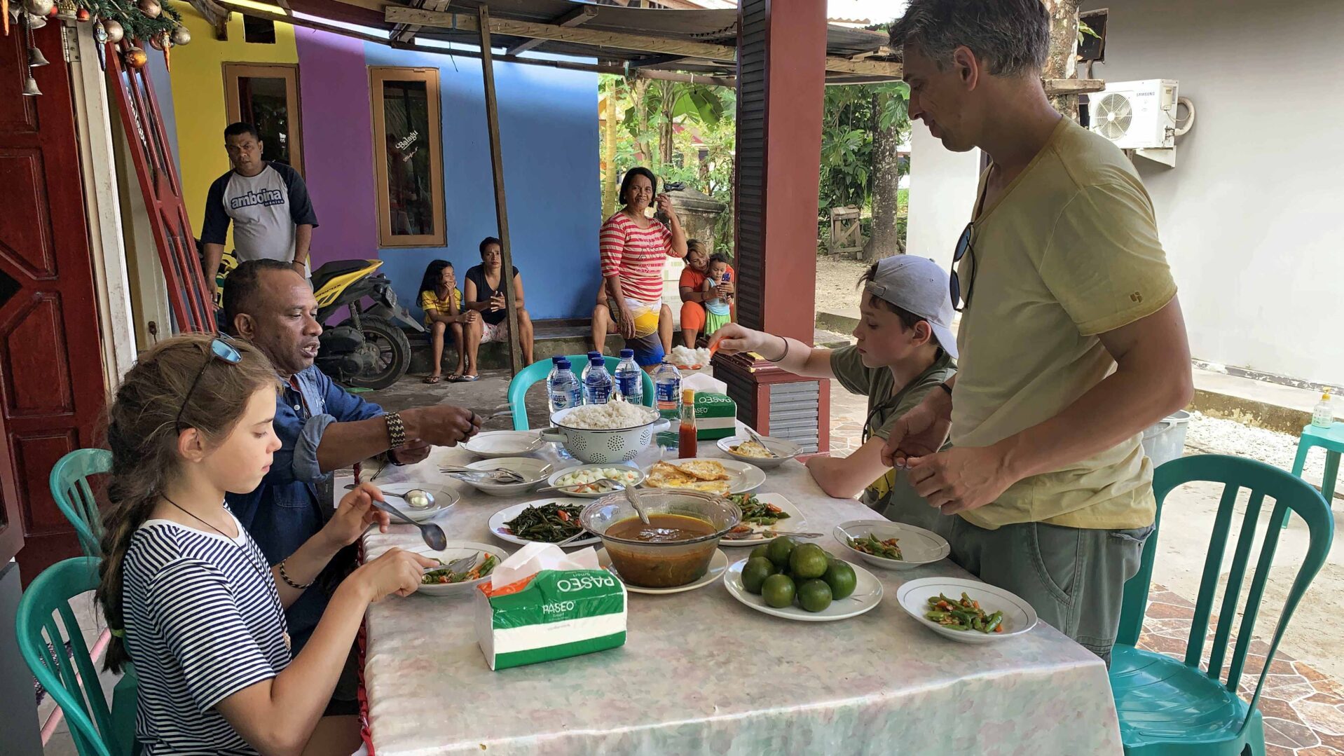 eten bij locals Ambon