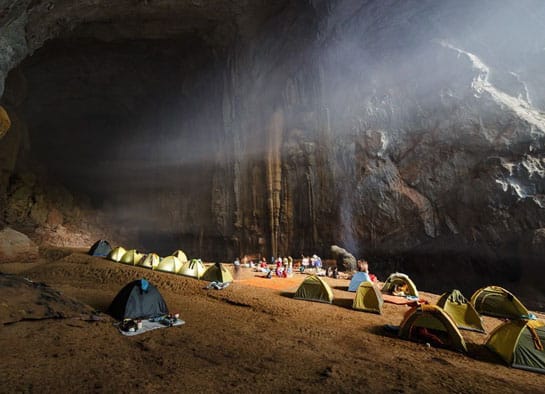 Kamperen in Hang Soon Dong groten Vietnam