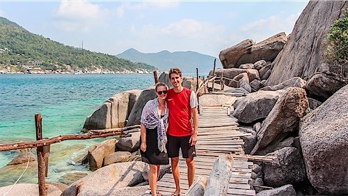 Koh Nang Yuan Sander en Mariska van Tips voor Thailand van de experts