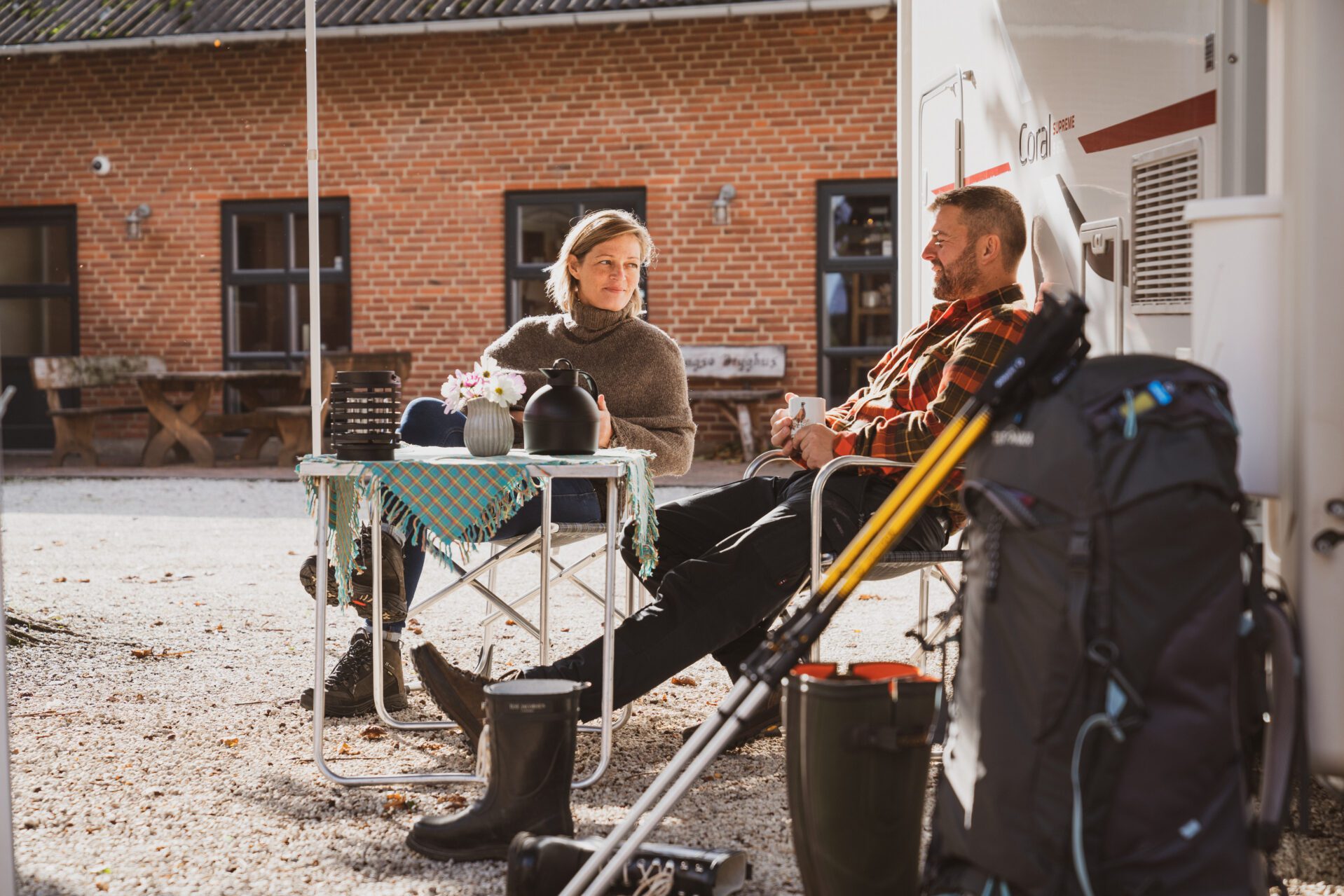 Pintrip camper wandelen Denemarken