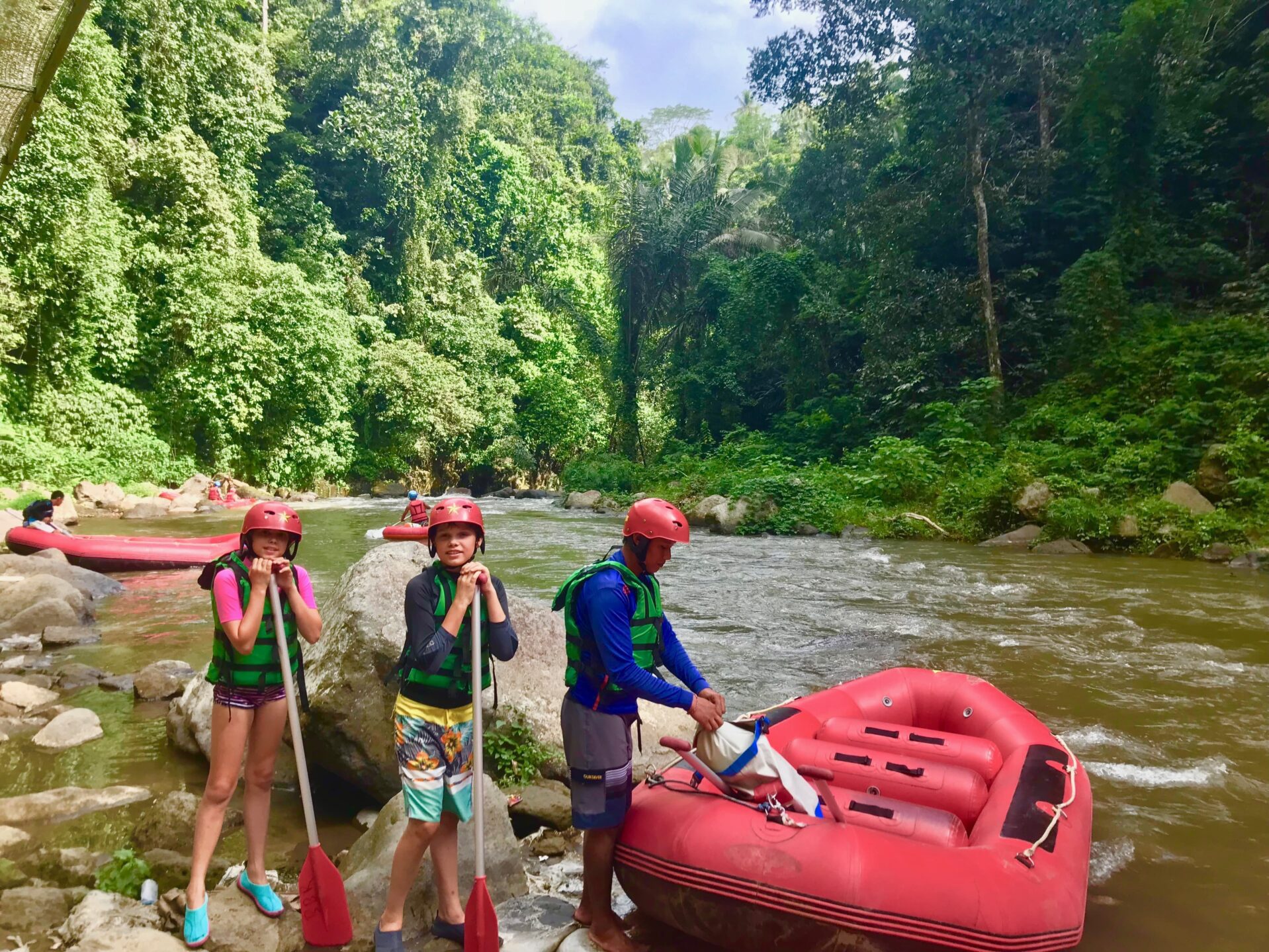 Raften op de Ayung river Ubut