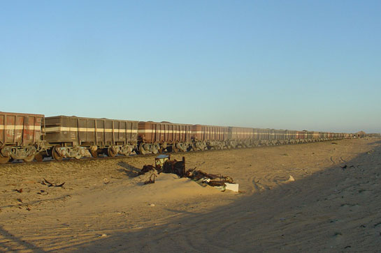 ijzertrein mauritanie