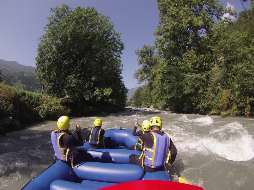 Rafting la Plagne