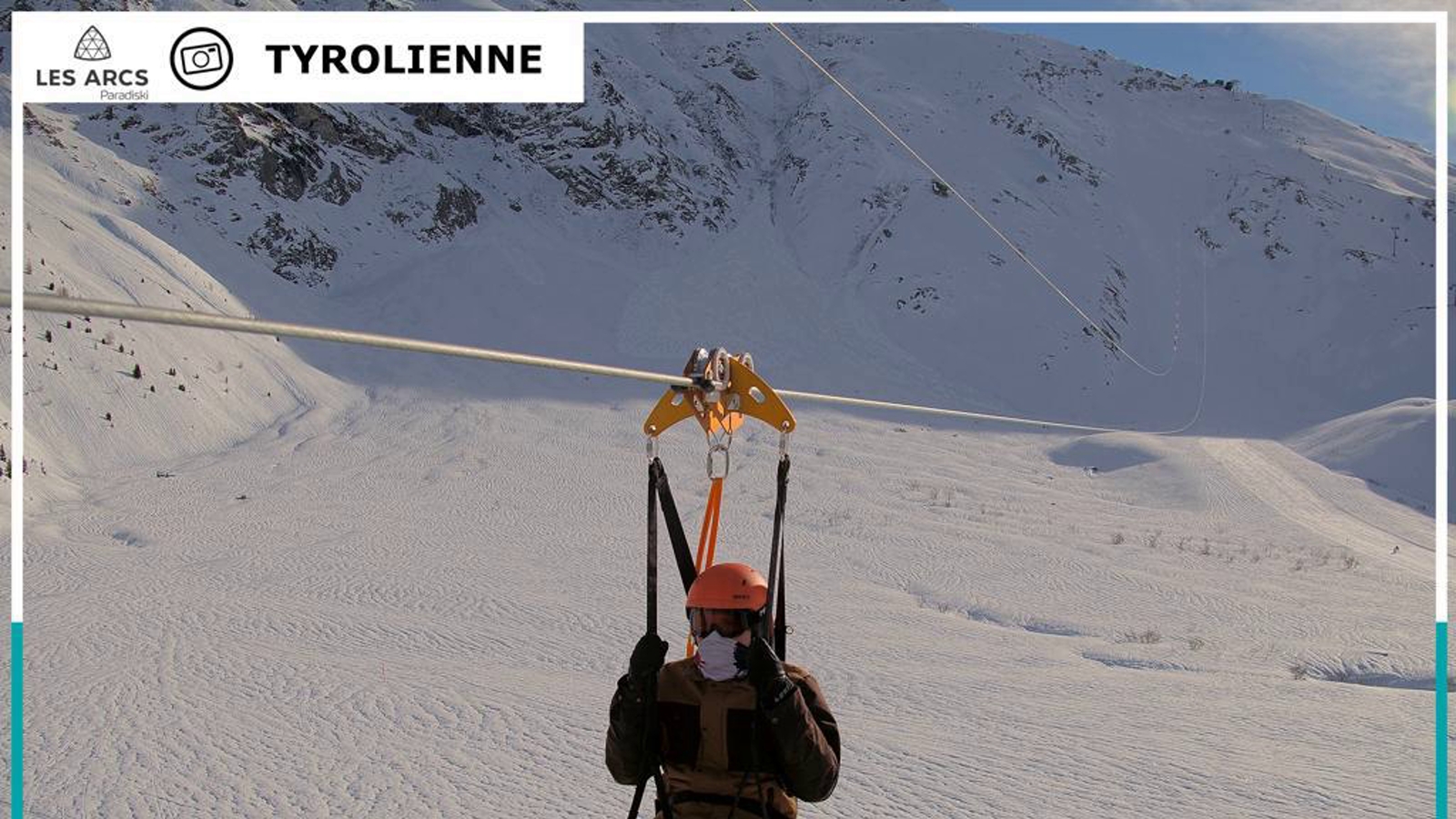 Les Arcs zipline