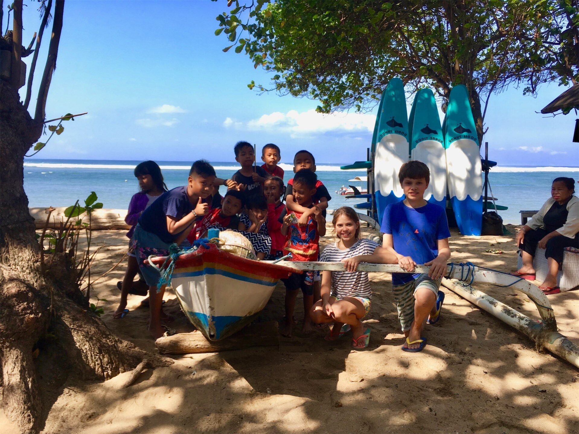 Sanur kinderen strand