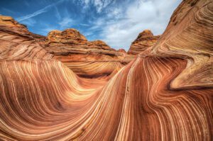 The Wave, bijzonder natuurverschijnsel in Utah