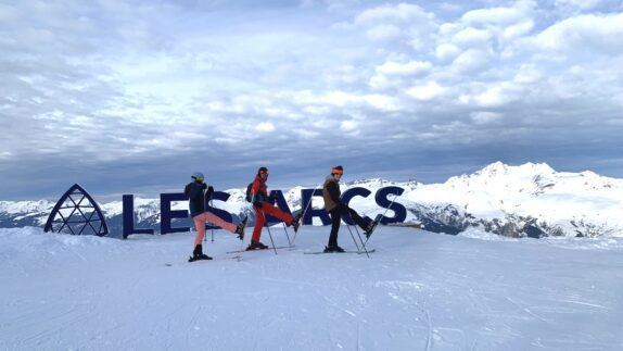 Wintersport Les Arcs letters