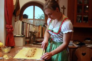 Crafuncins leren koken in Italië