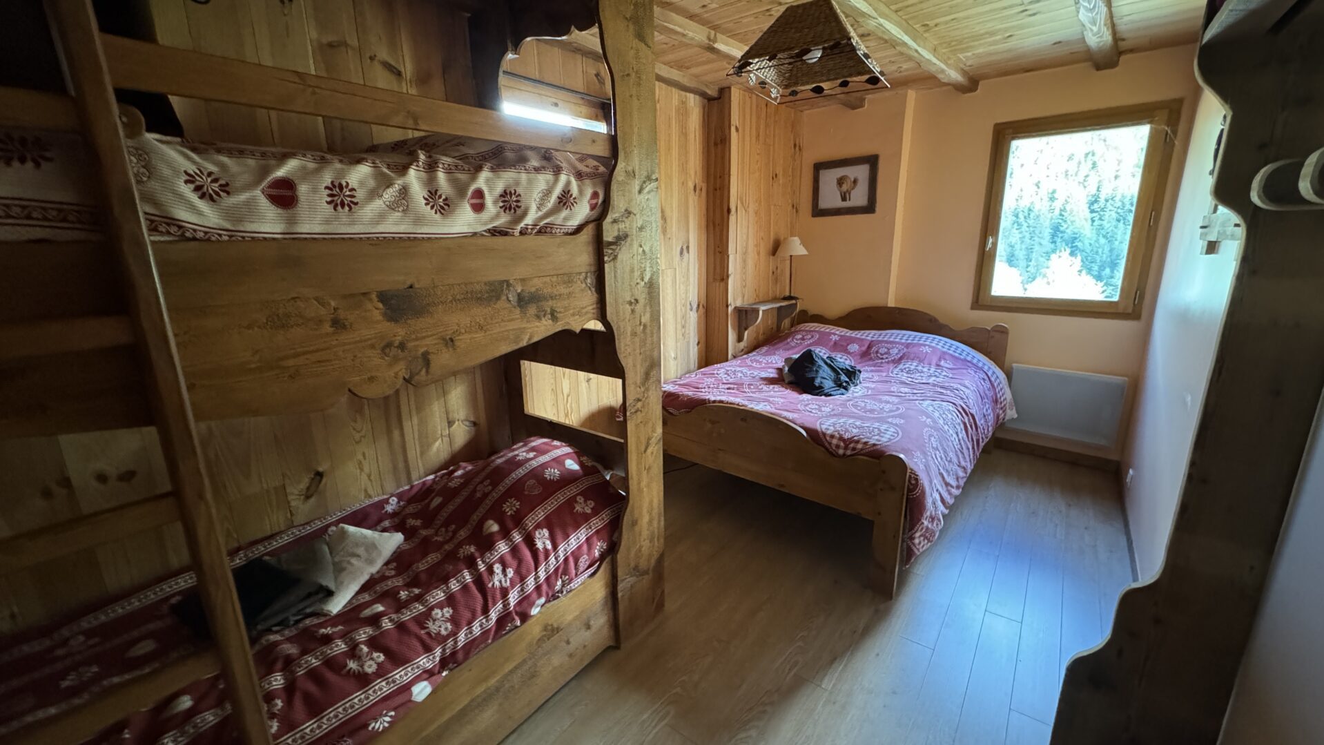 Slaapkamer huttentocht Franse Alpen Nant Brun