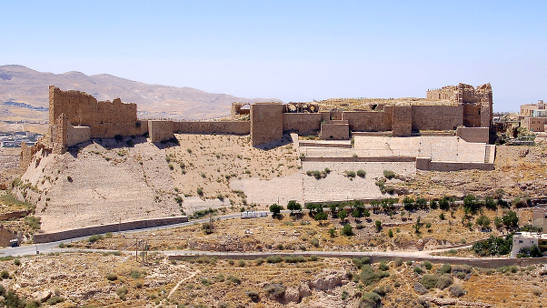 Kruisvaarderskasteel Kerak in Jordanië