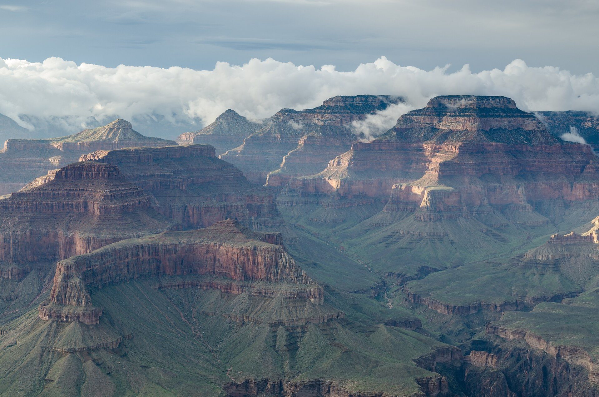 Uitzicht over de Grand Canyon vanaf Hopi Point